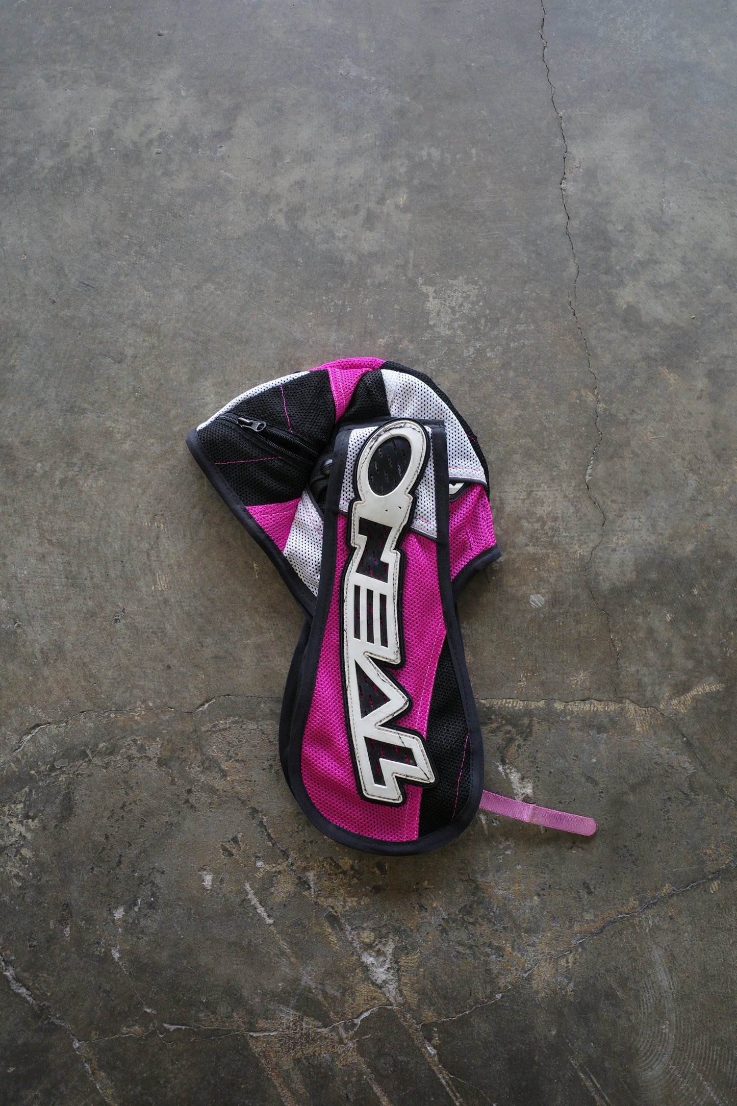 nag nag Bunny Ear Hat made with vintage ONEAL moto racing pants