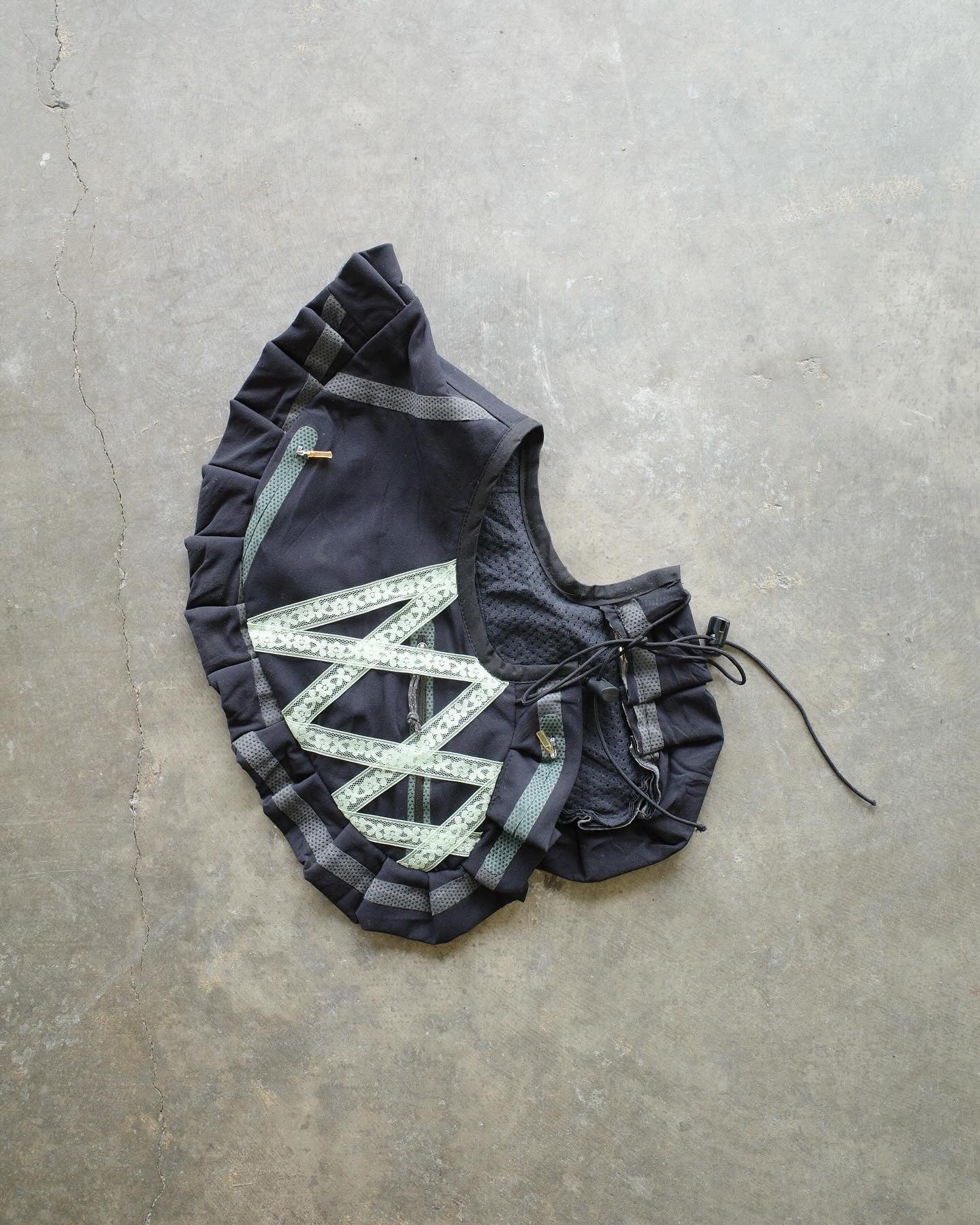 nag nag Collar made from Vintage MHW Rain Shell