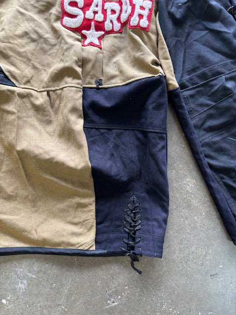 Wide Legged Patched Pants(L) /  made with vintage US.NAVY ISSUES wool fabric