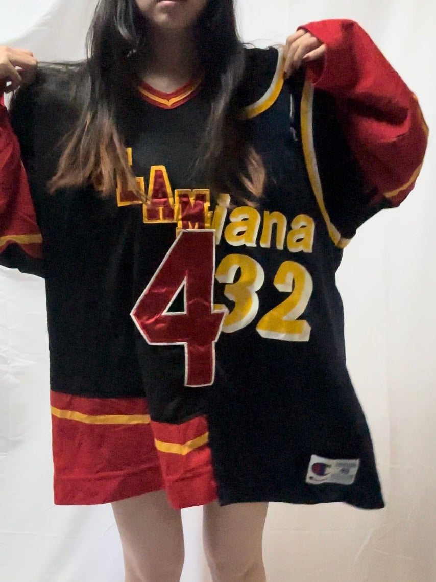 C&A top (*see actual)made with football jerseys