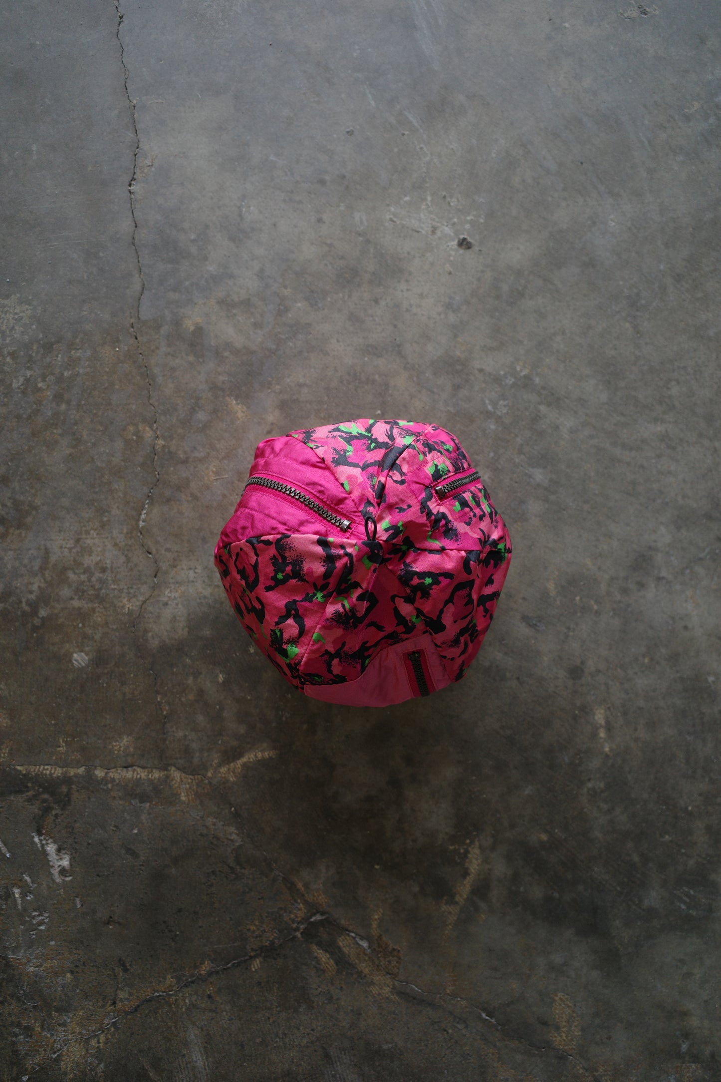 Ball Bag (L)made w vintage nylon windbreaker