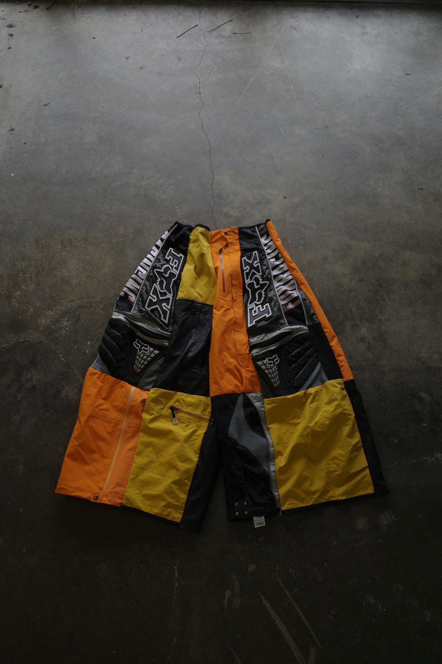 Wide Legged nag nag Pants(L)/made with vintage FOX racing pants