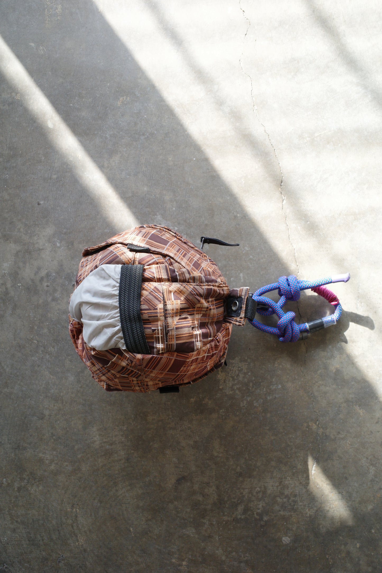 nag nag Ball Bag made from Vintage turbine SKI Trousers#1