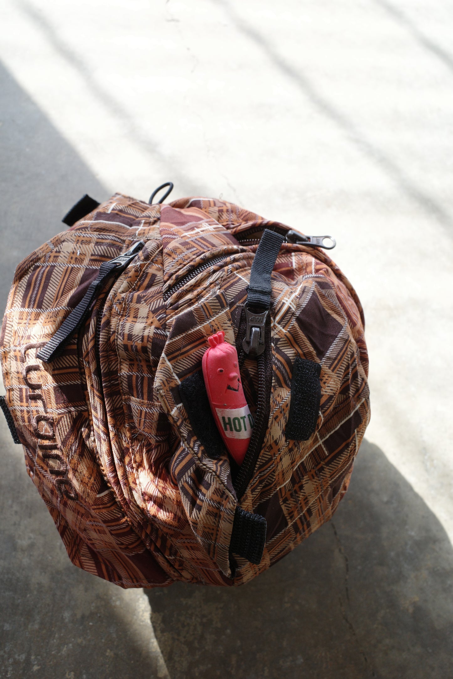 nag nag Ball Bag made from Vintage turbine SKI Trousers#1