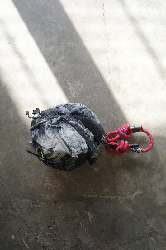 nag nag Ball Bag made from Y2K Faded Denim #1