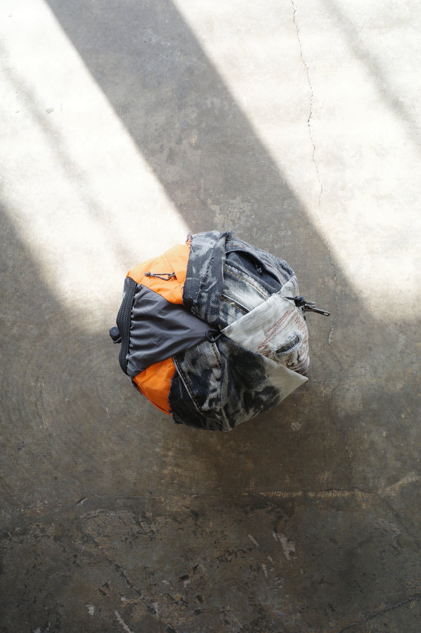nag nag Ball Bag made from Y2K Faded Denim #2