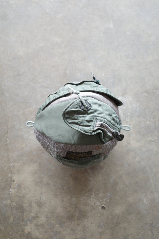 nag nag Ball Bag(L) made from 50-60s US.MILITARY ISSUE Flight Suit