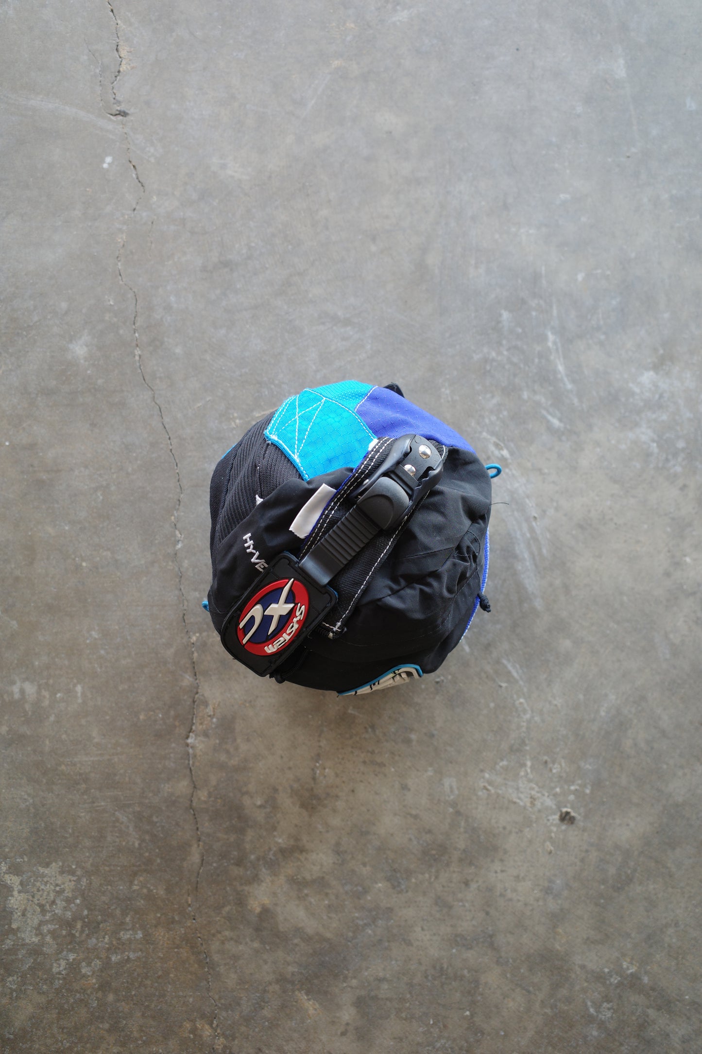 nag nag Ball Bag(S) made from vintage motorcycle pants