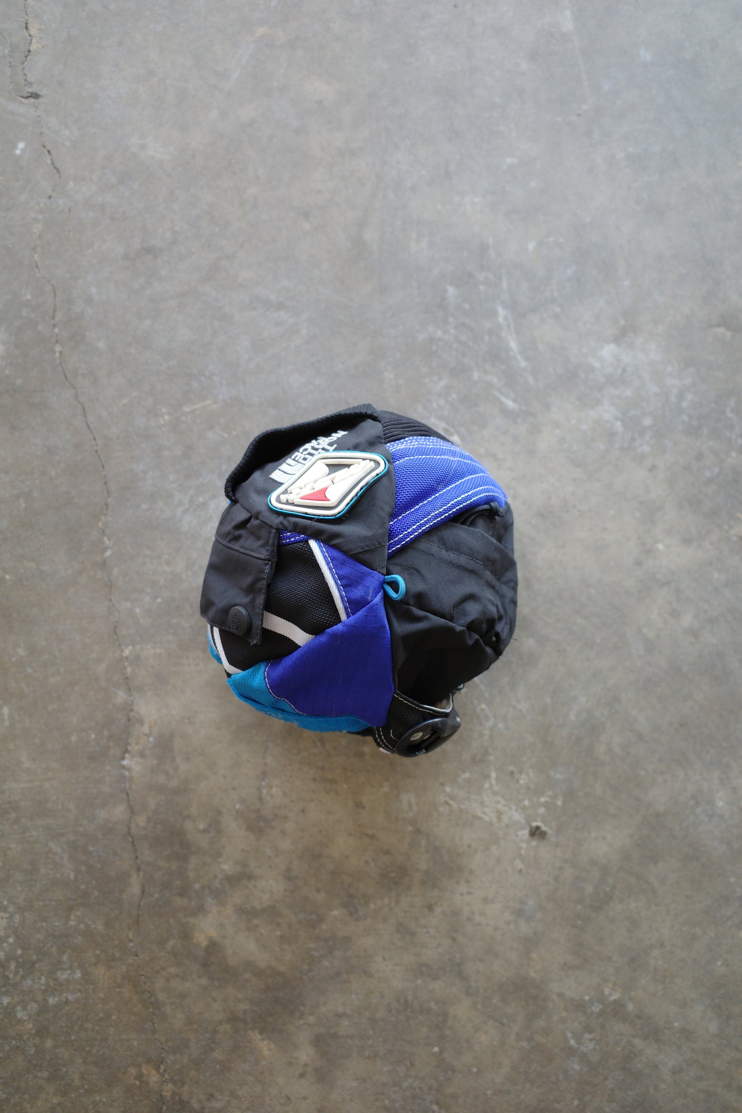 nag nag Ball Bag(S) made from vintage motorcycle pants