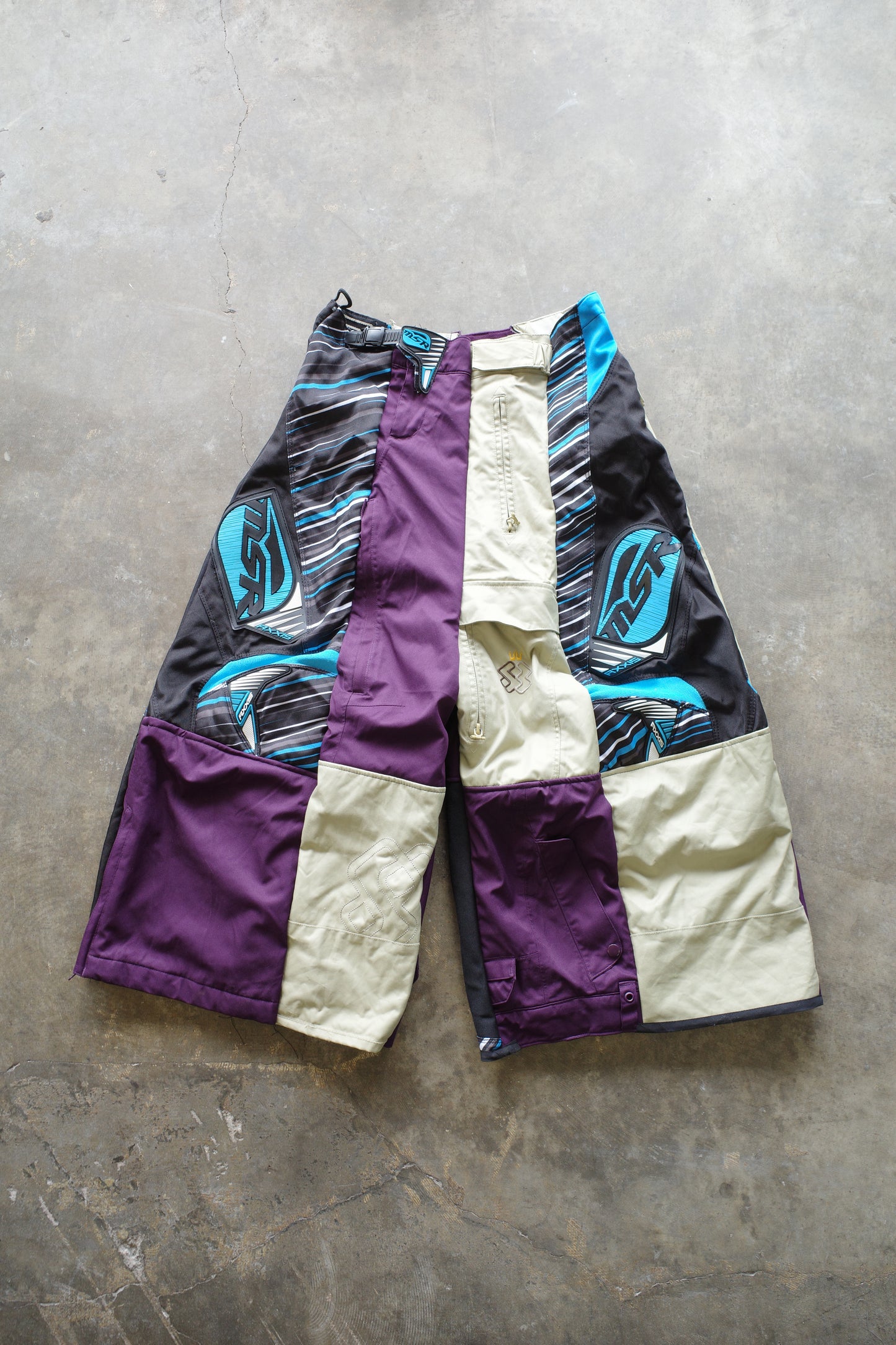Wide Legged nag nag Pants(S)/made from vintage MSR racing pants