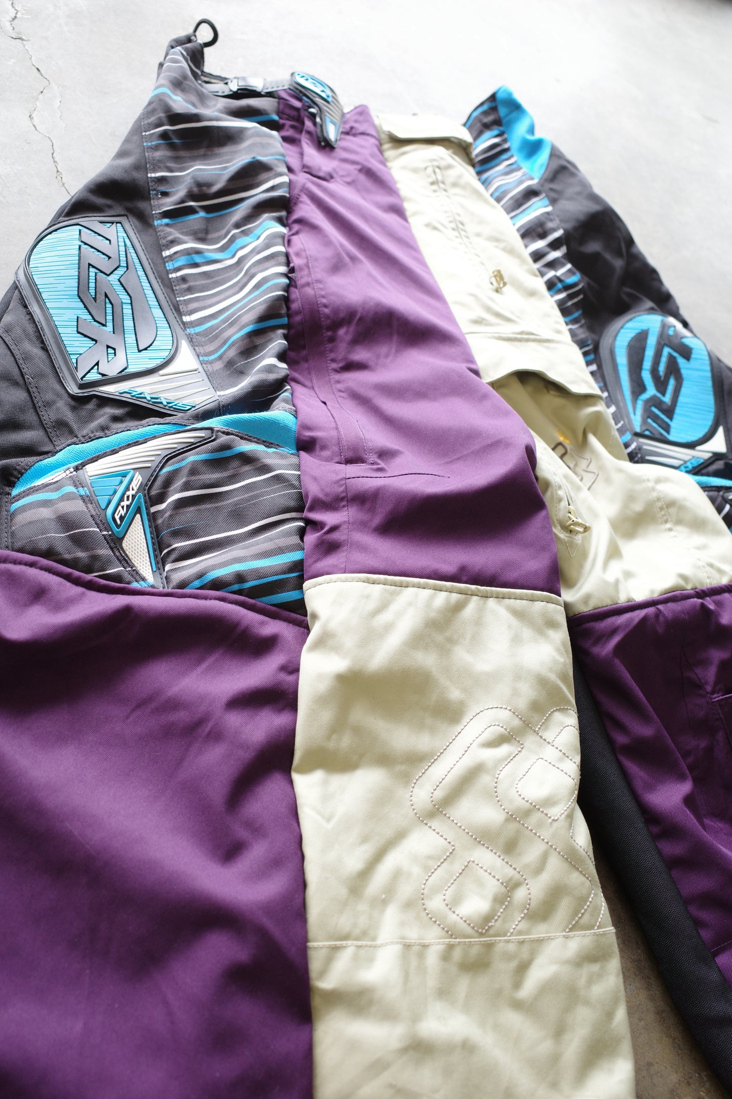 Wide Legged nag nag Pants(S)/made from vintage MSR racing pants