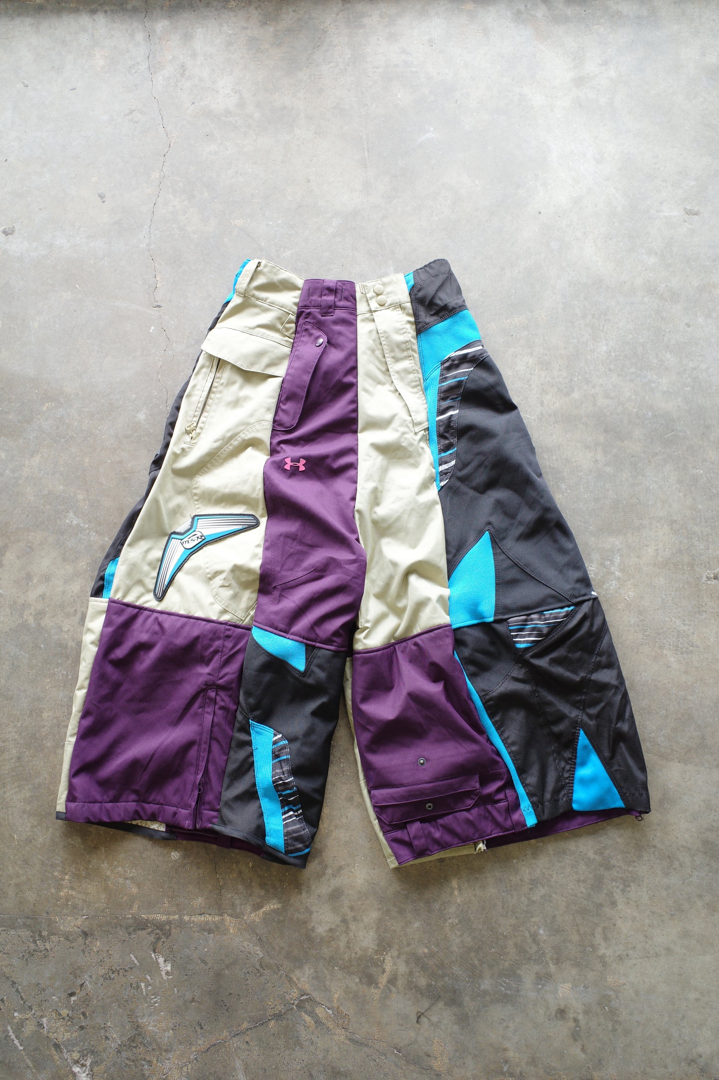 Wide Legged nag nag Pants(S)/made from vintage MSR racing pants