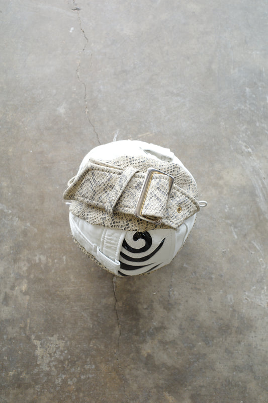 nag nag Ball Bag(S) made from vintage Y2K Leather jackets