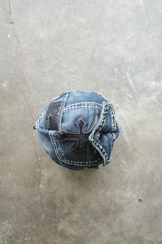 nag nag Ball Bag(S) made from vintage Y2K jeans