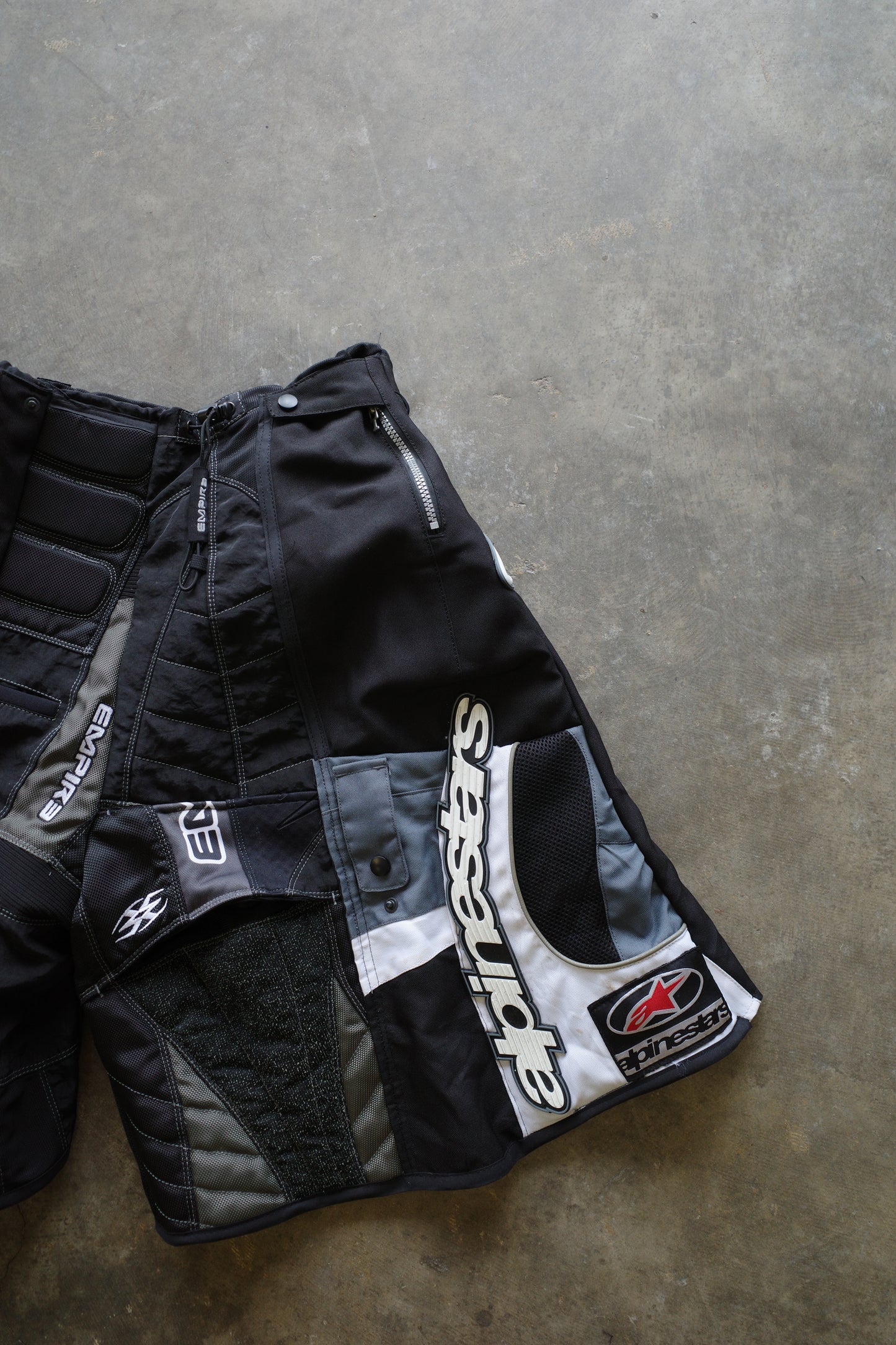 nag nag Baggy Shorts (32)/made from vintage alpinestars racing pants