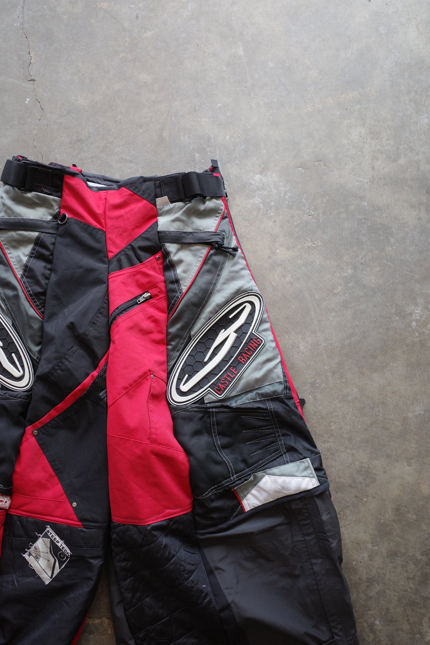 Wide Legged nag nag Pants(S)/made from vintage TNF STEEPTECH &CASTLE RACING pants