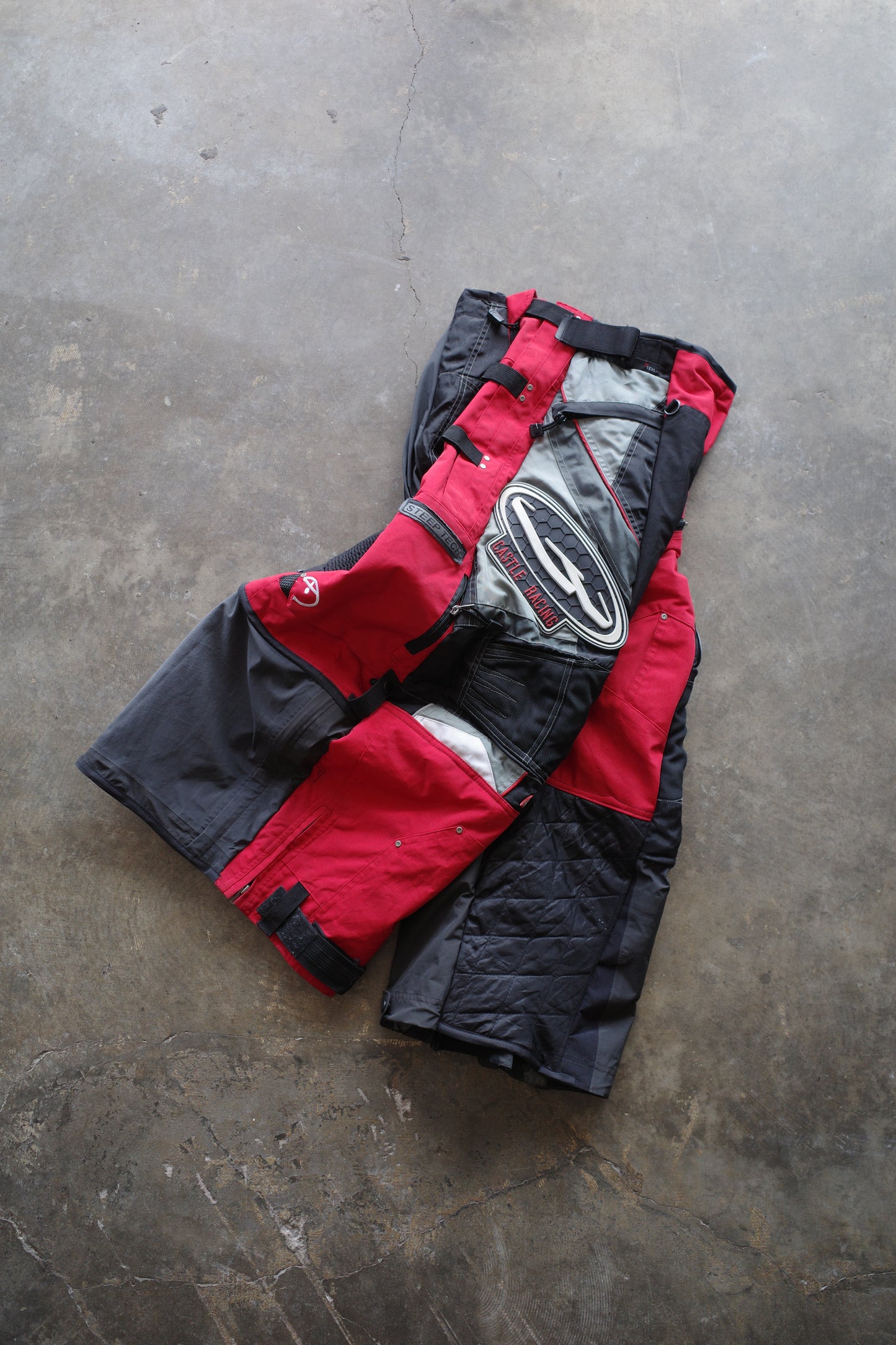 Wide Legged nag nag Pants(S)/made from vintage TNF STEEPTECH &CASTLE RACING pants