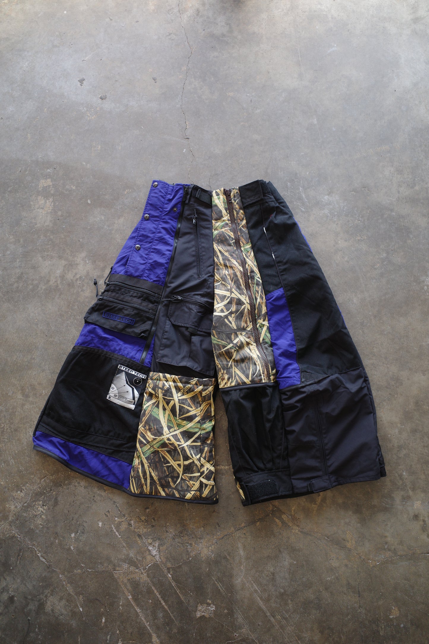 Wide Legged nag nag Pants(S)/made from vintage TNF STEEPTECH jacket
