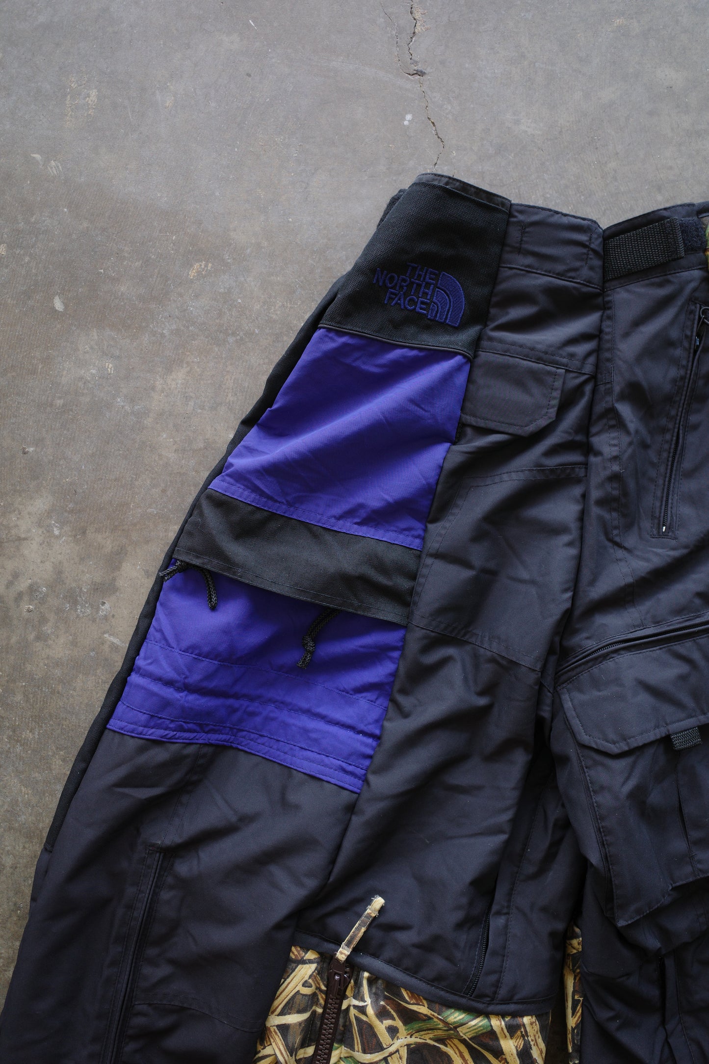 Wide Legged nag nag Pants(S)/made from vintage TNF STEEPTECH jacket