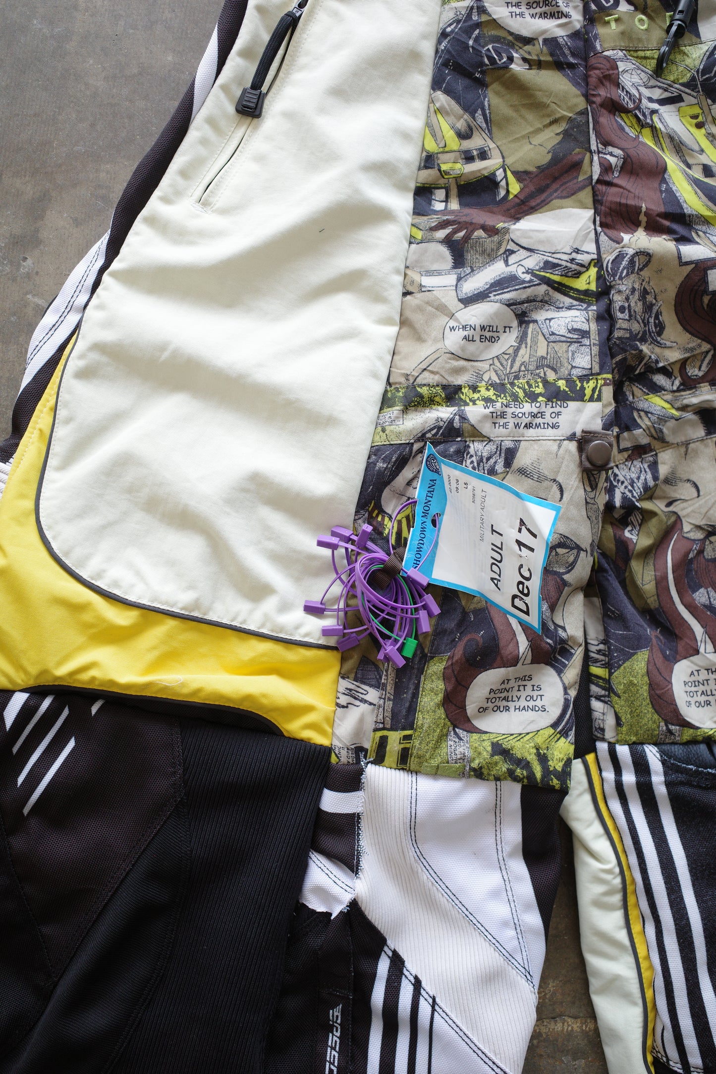 Wide Legged nag nag Pants(S)/made from vintage TLD motocross pants