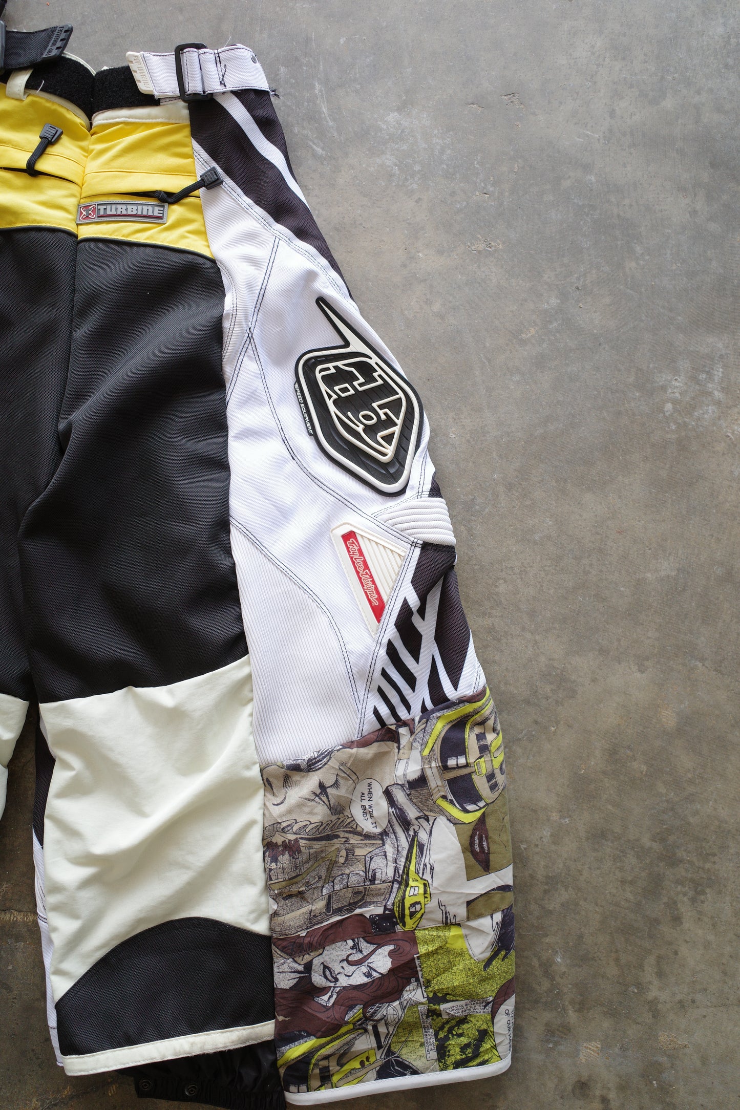 Wide Legged nag nag Pants(S)/made from vintage TLD motocross pants
