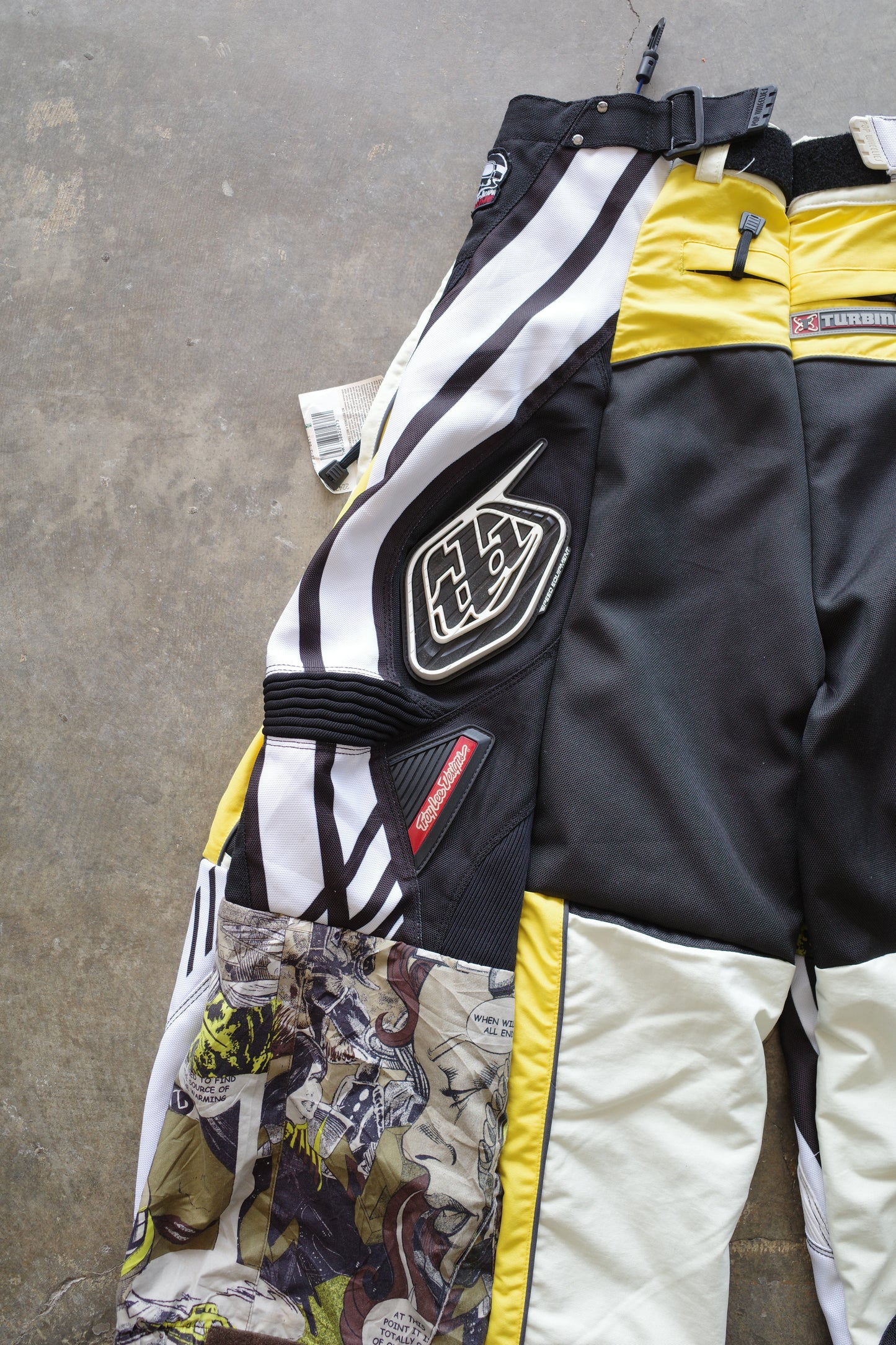 Wide Legged nag nag Pants(S)/made from vintage TLD motocross pants