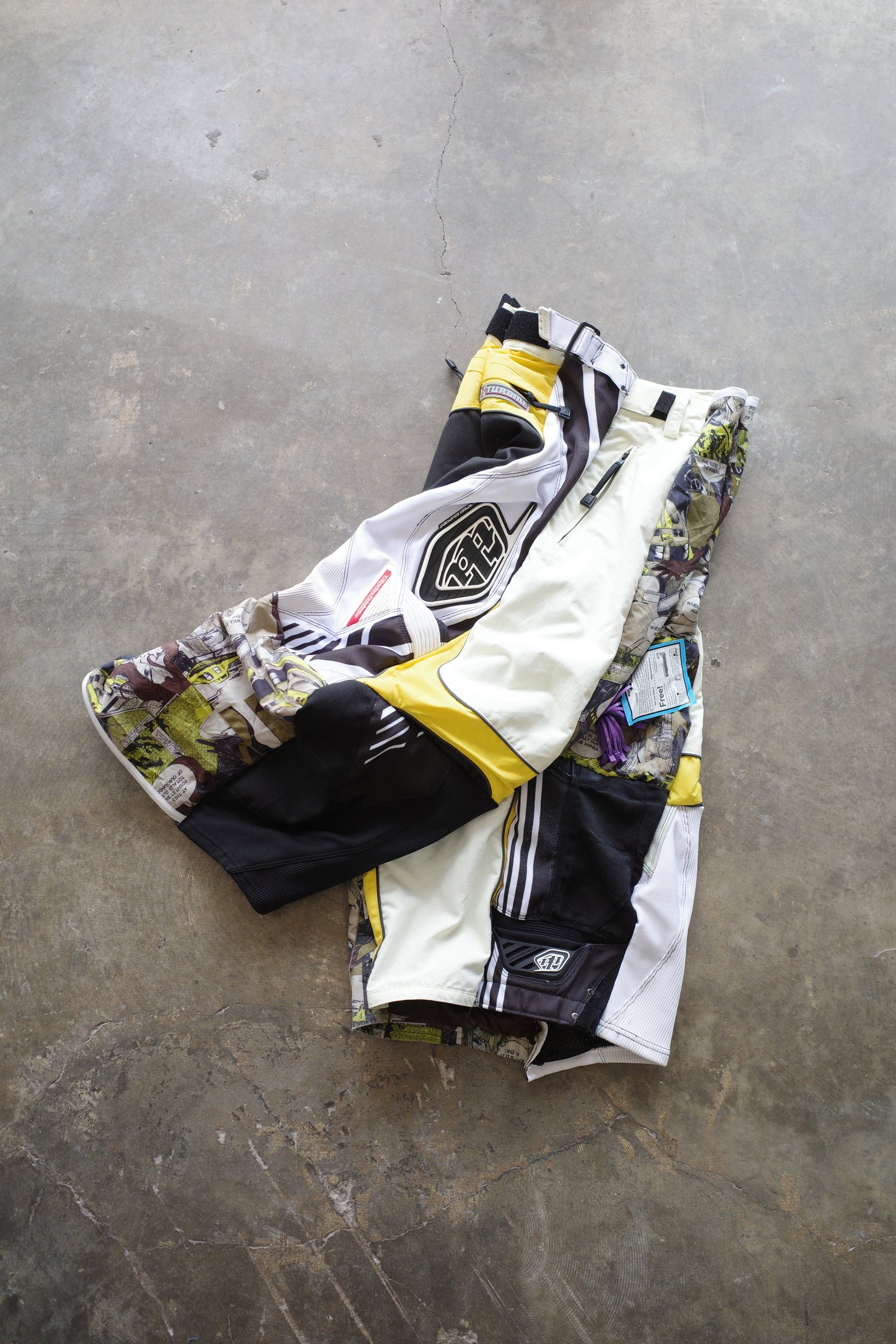 Wide Legged nag nag Pants(S)/made from vintage TLD motocross pants
