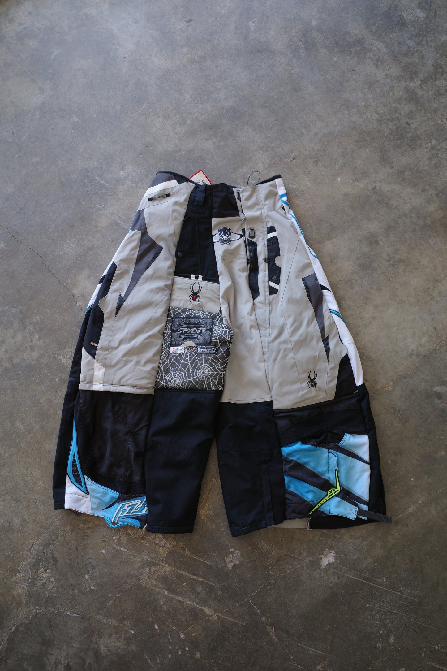 Wide Legged nag nag Pants(L)/made with vintage FLY racing pants&vintage SPYDER ski pants