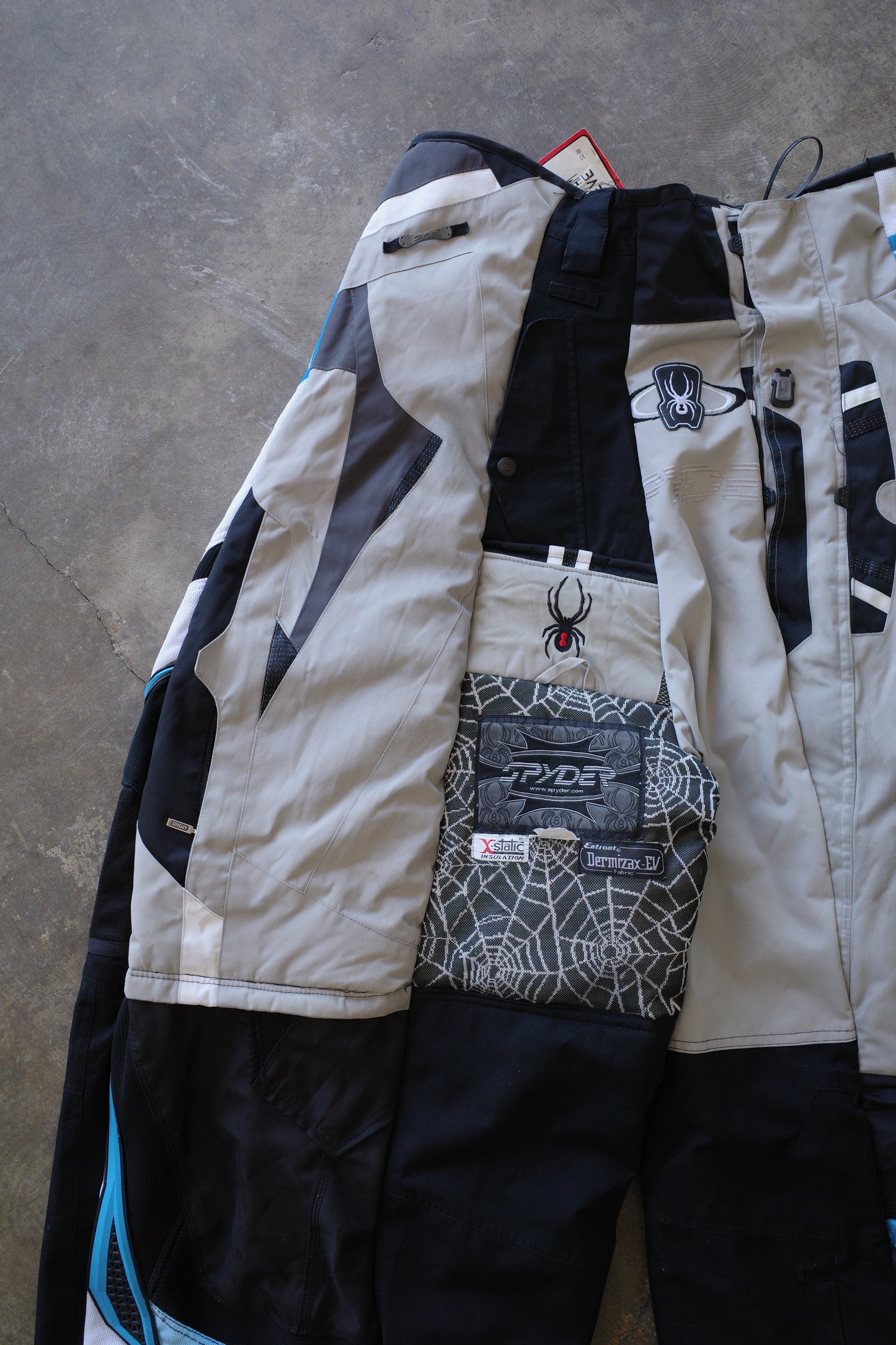 Wide Legged nag nag Pants(L)/made with vintage FLY racing pants&vintage SPYDER ski pants