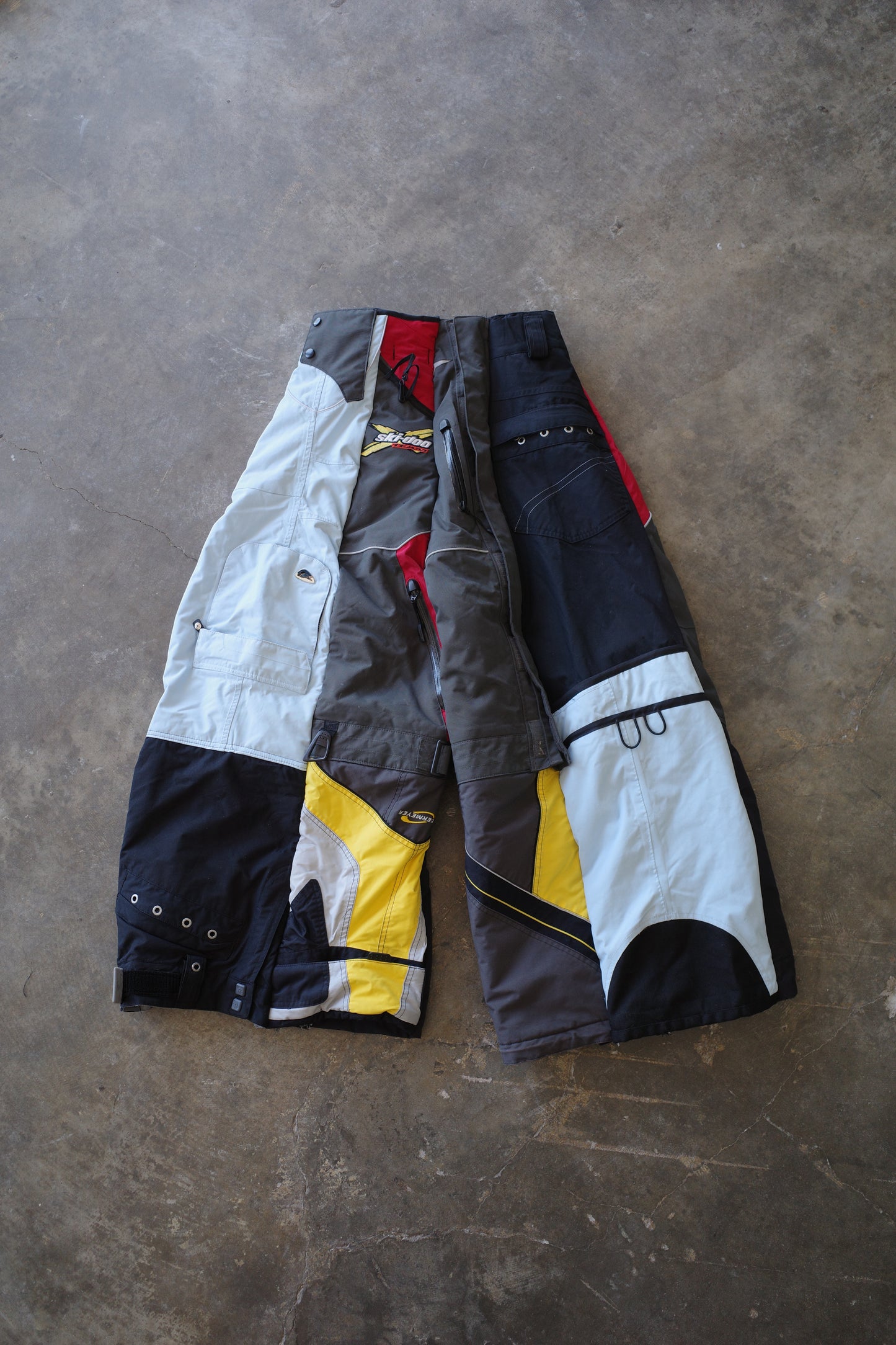 Wide Legged nag nag Pants(L)/made with vintage SKIDOO ski jacket
