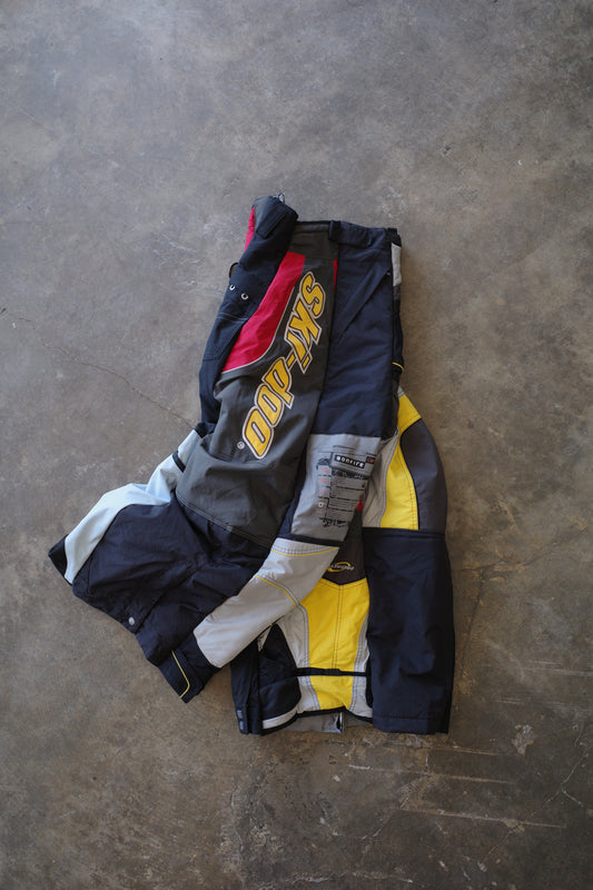 Wide Legged nag nag Pants(L)/made with vintage SKIDOO ski jacket