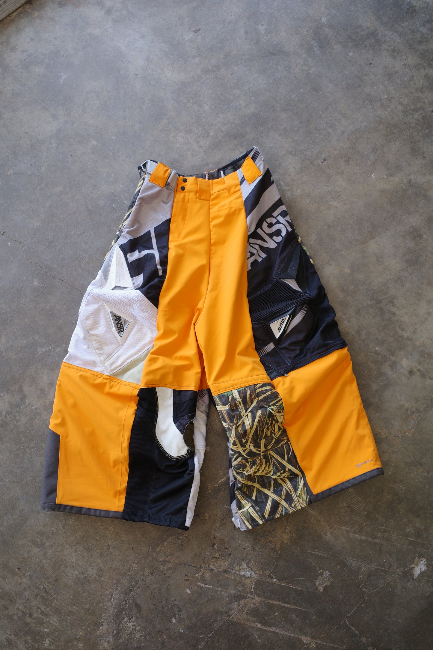 Wide LeopWide Legged nag nag Pants(L)/made with vintage ASNR racing pants