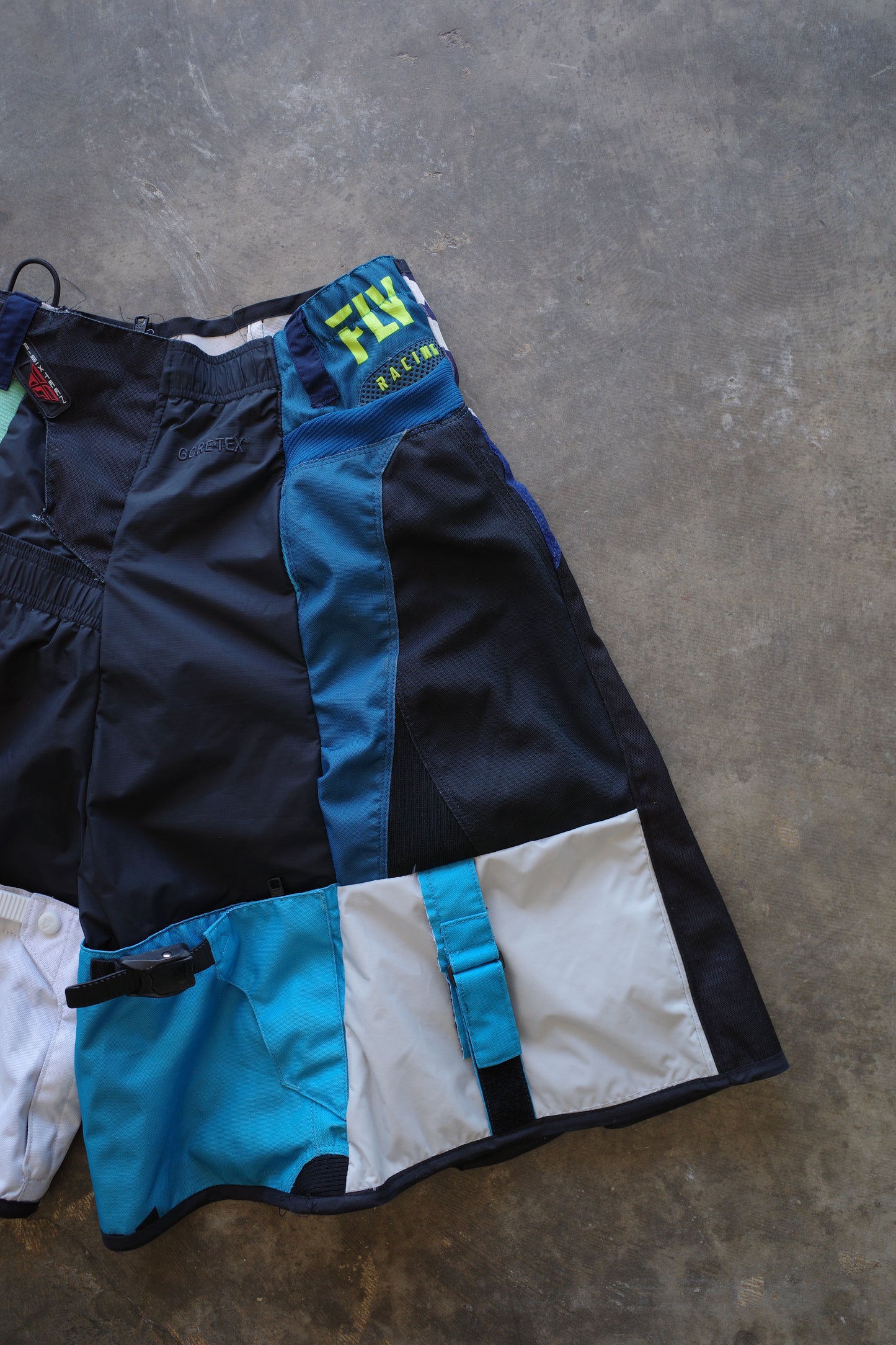 nag nag Baggy Shorts (34)/made with vintage FLY&THOR racing pants&GORE-TEX ski pants
