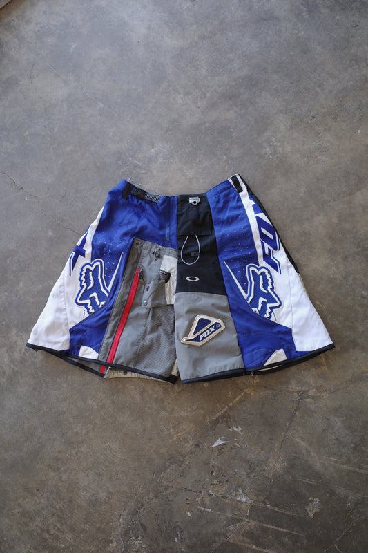 nag nag Baggy Shorts (34)/made with vintage FOX racing pants&OAKLEY tactical Jacket