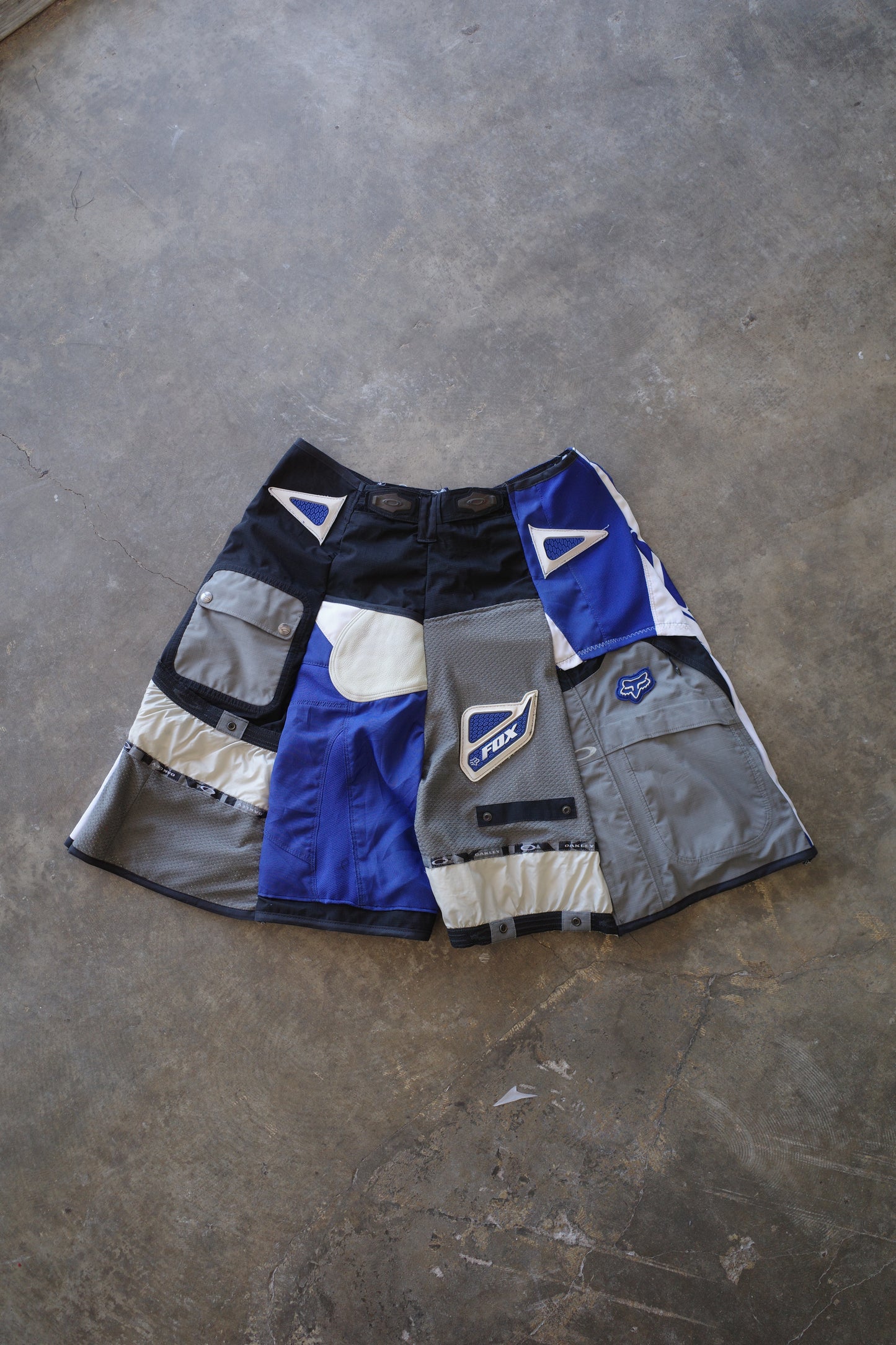 nag nag Baggy Shorts (34)/made with vintage FOX racing pants&OAKLEY tactical Jacket