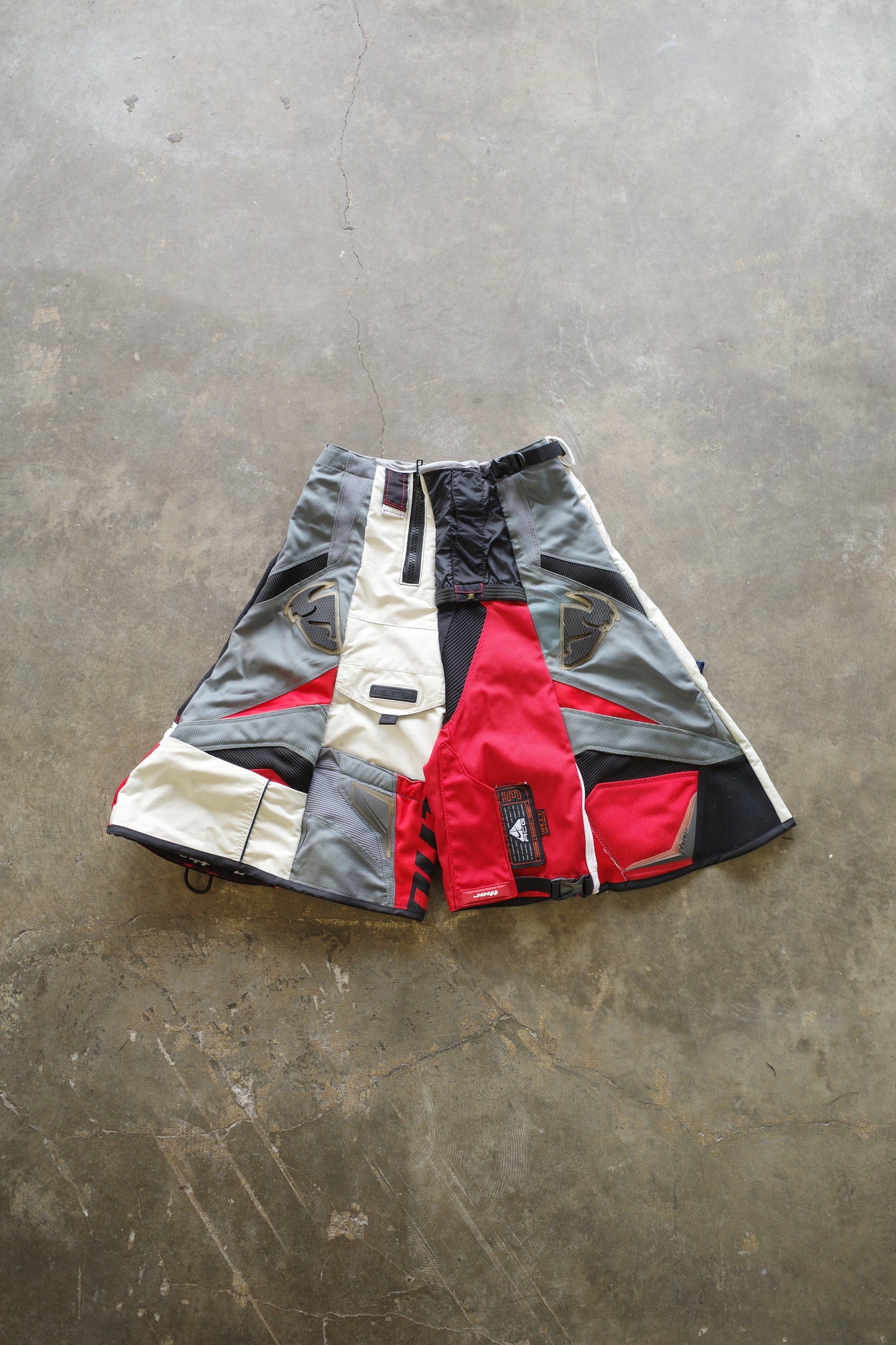 nag nag Baggy Shorts (30)/made with vintage THOR moto racing pants&vintage NIKE ACG ski pants