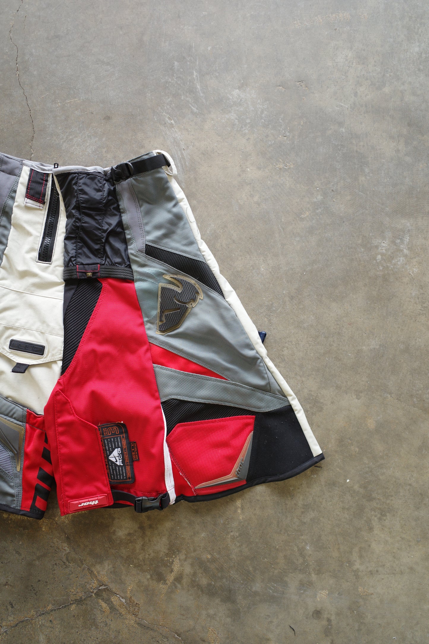 nag nag Baggy Shorts (30)/made with vintage THOR moto racing pants&vintage NIKE ACG ski pants