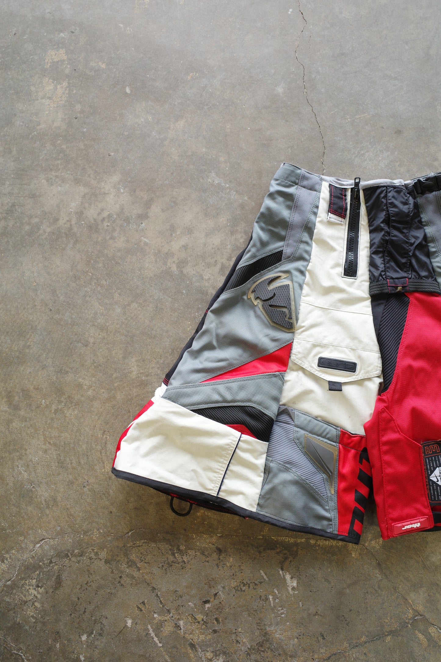 nag nag Baggy Shorts (30)/made with vintage THOR moto racing pants&vintage NIKE ACG ski pants