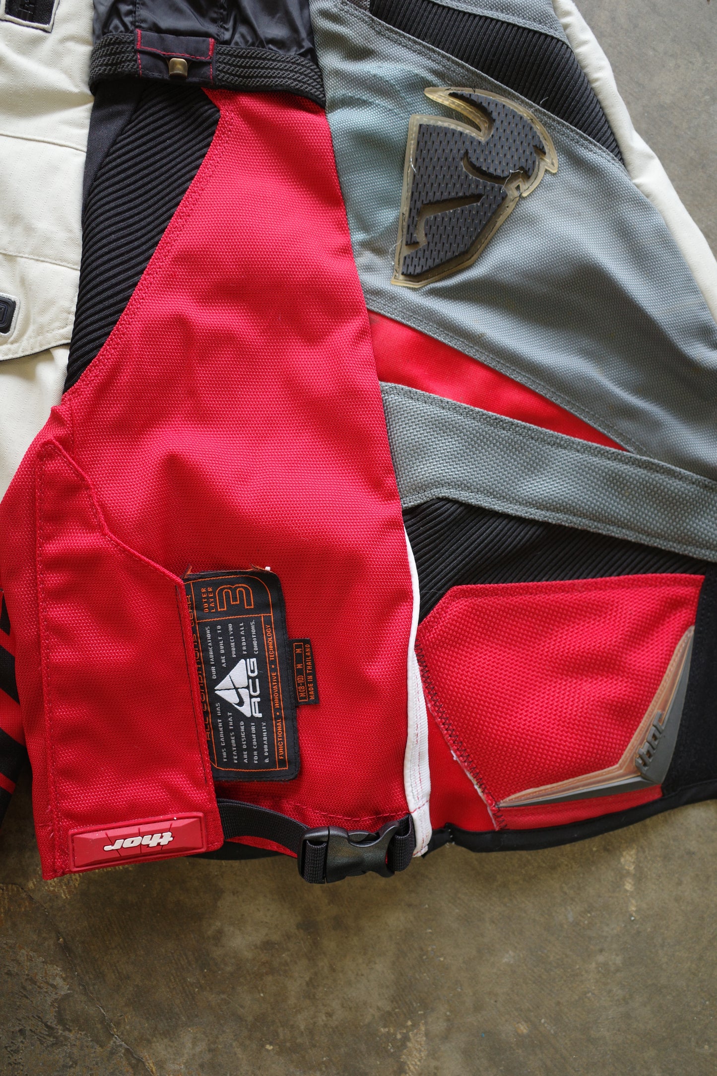 nag nag Baggy Shorts (30)/made with vintage THOR moto racing pants&vintage NIKE ACG ski pants