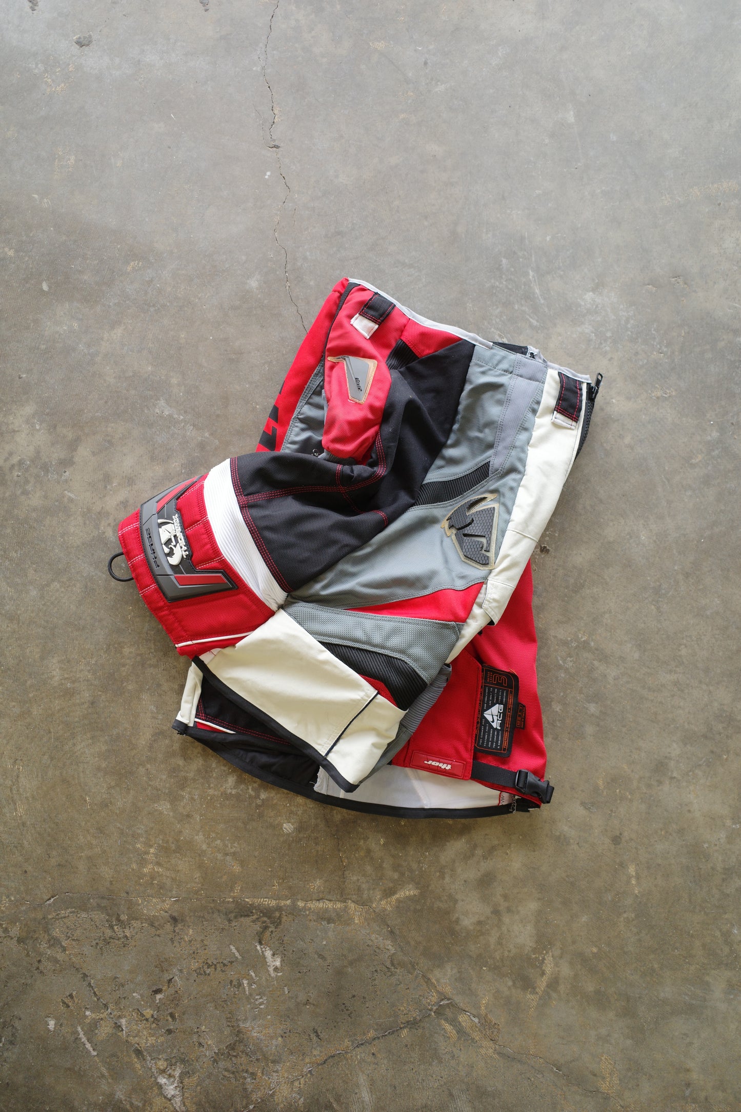 nag nag Baggy Shorts (30)/made with vintage THOR moto racing pants&vintage NIKE ACG ski pants