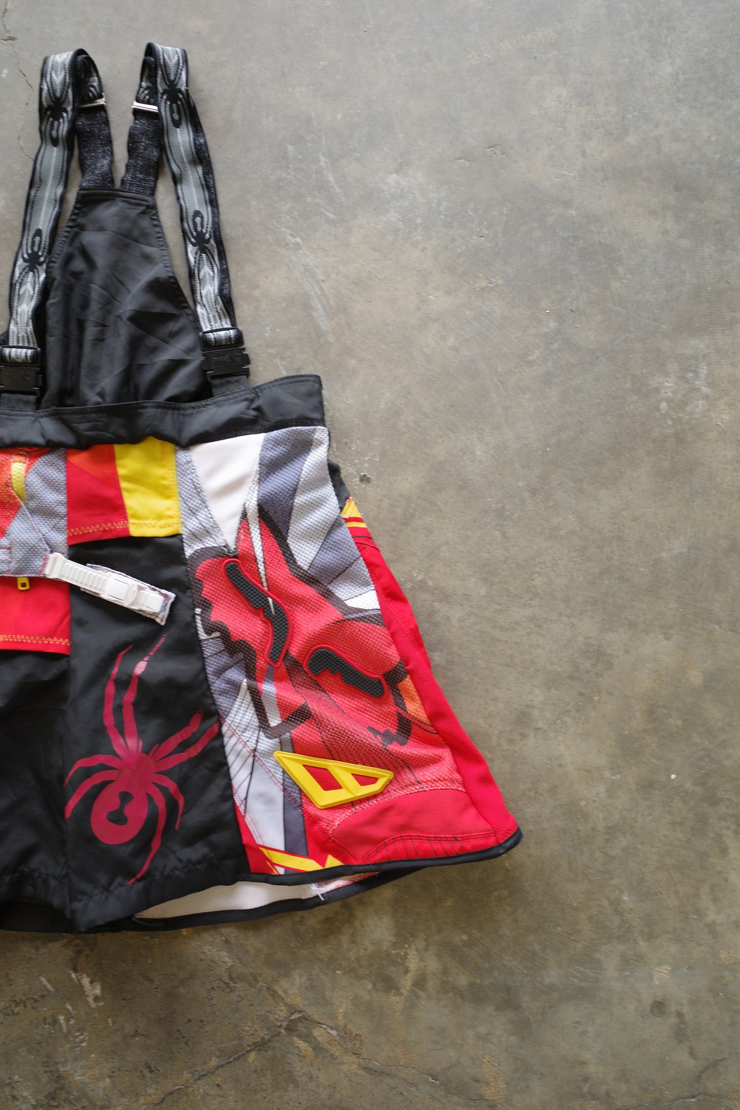 nag nag Baggy Shorts (38)/made with vintage FOX moto racing pants&vintage SPYDER ski pants
