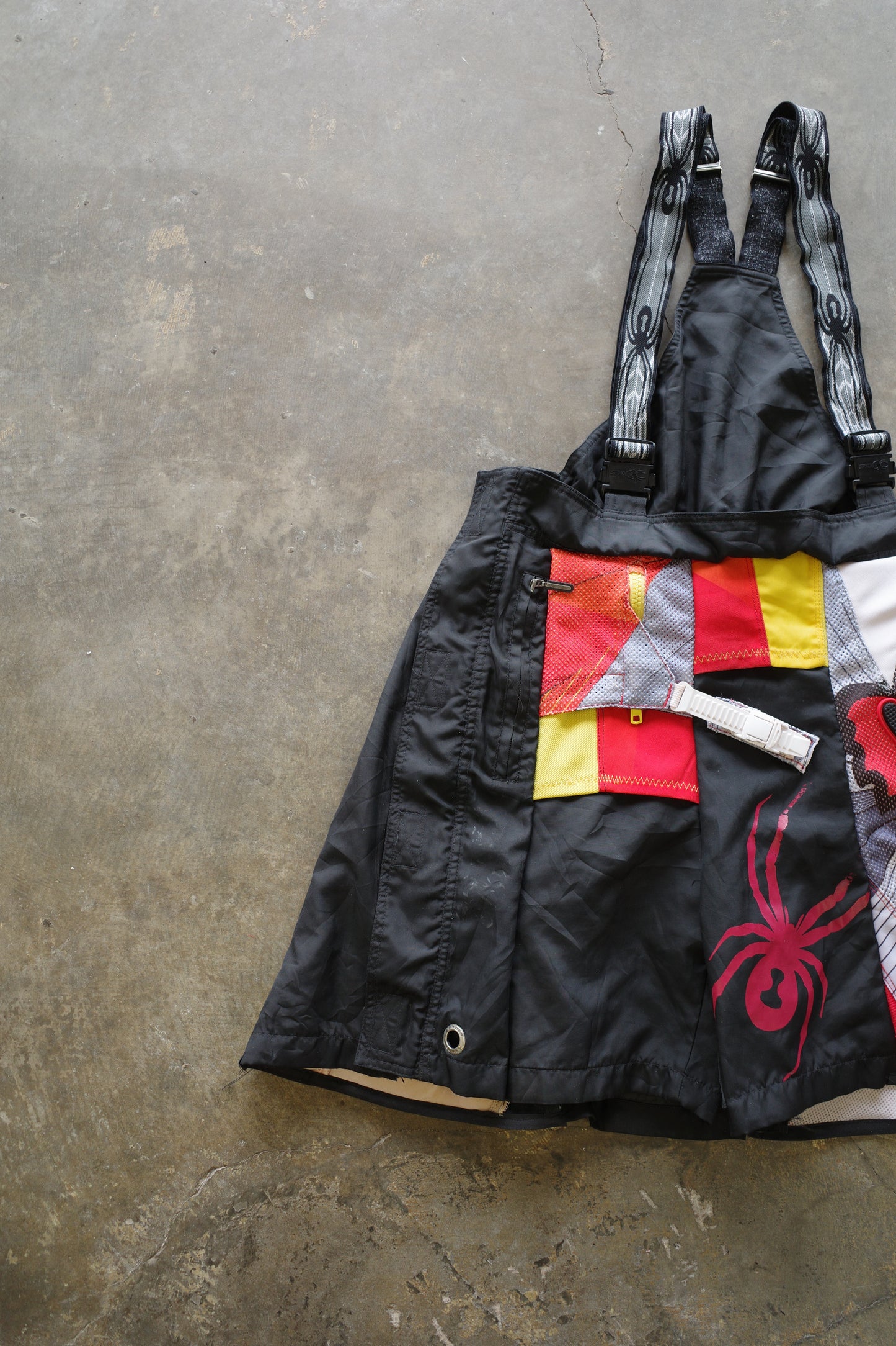 nag nag Baggy Shorts (38)/made with vintage FOX moto racing pants&vintage SPYDER ski pants