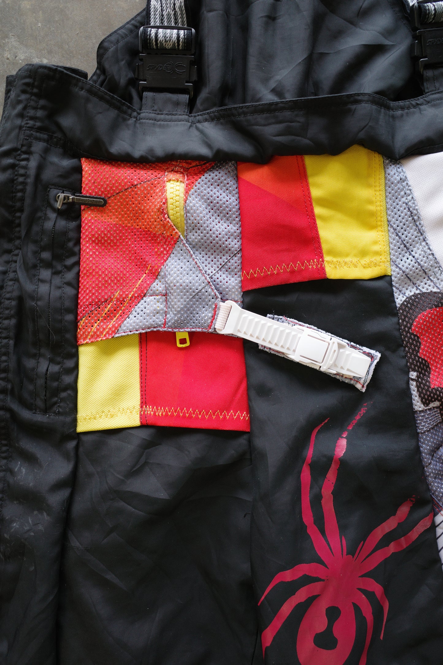 nag nag Baggy Shorts (38)/made with vintage FOX moto racing pants&vintage SPYDER ski pants