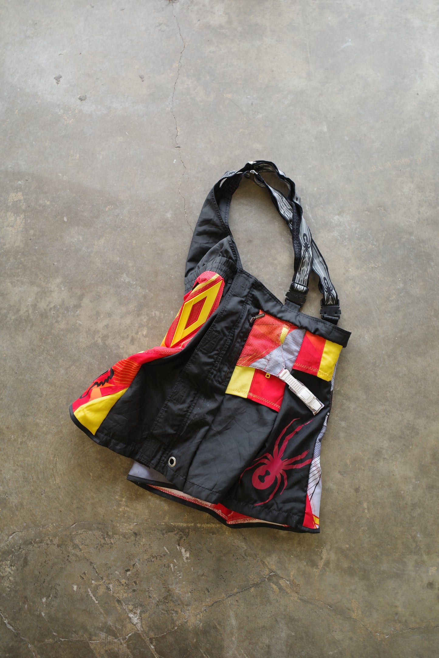 nag nag Baggy Shorts (38)/made with vintage FOX moto racing pants&vintage SPYDER ski pants