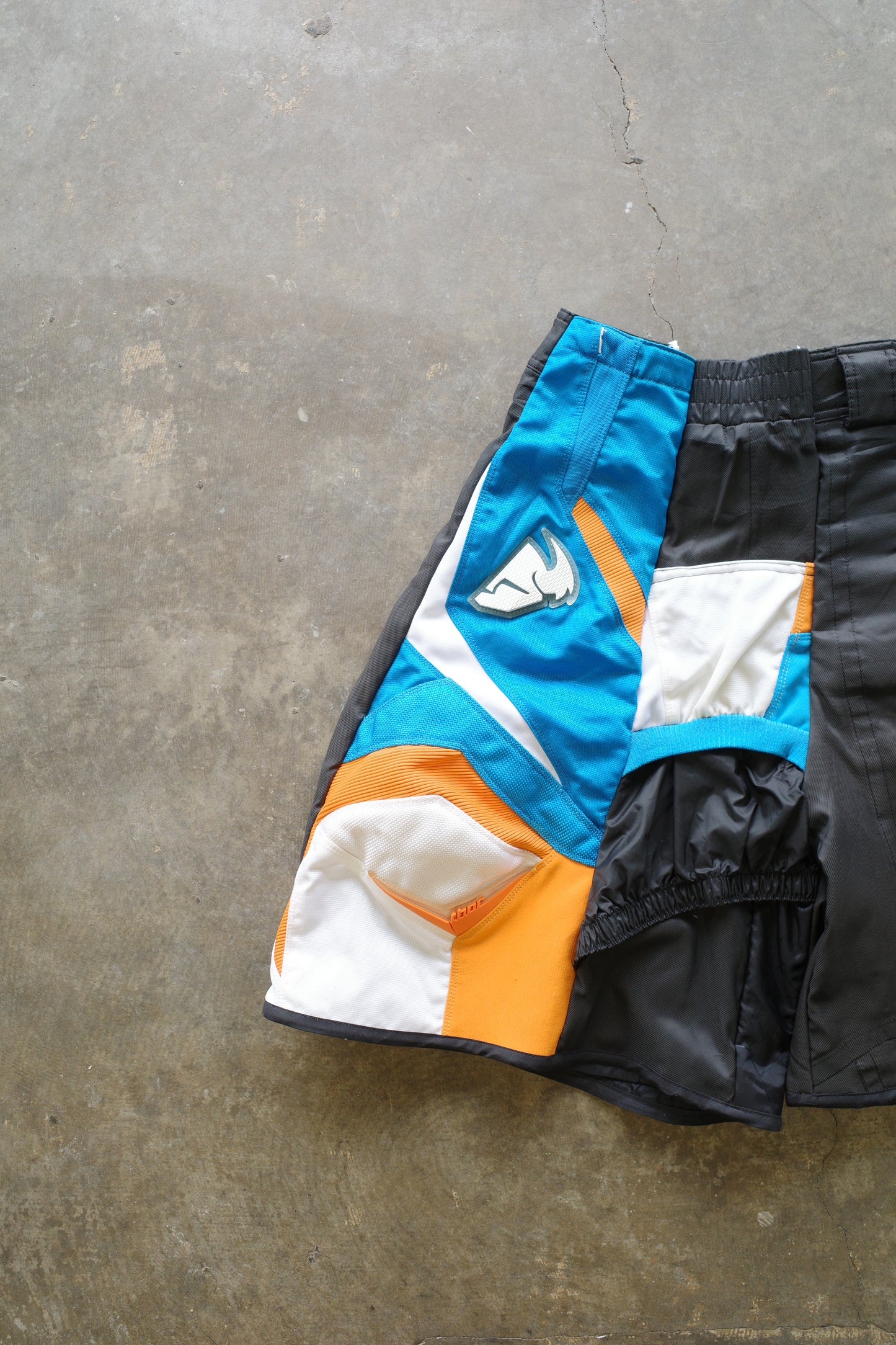 nag nag Baggy Shorts (34)/made with vintage THOR moto racing pants&vintage SPYDER ski pants