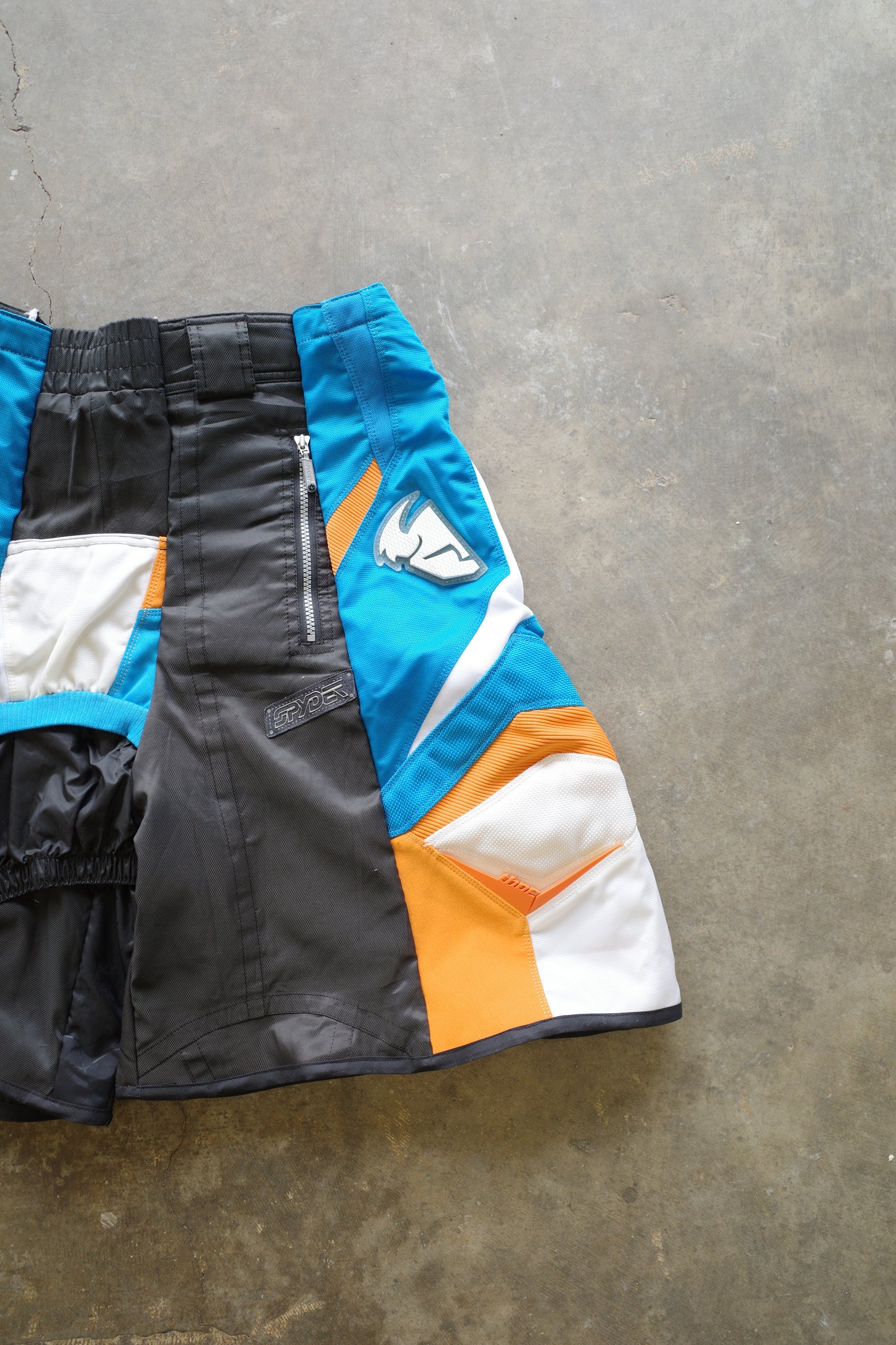 nag nag Baggy Shorts (34)/made with vintage THOR moto racing pants&vintage SPYDER ski pants