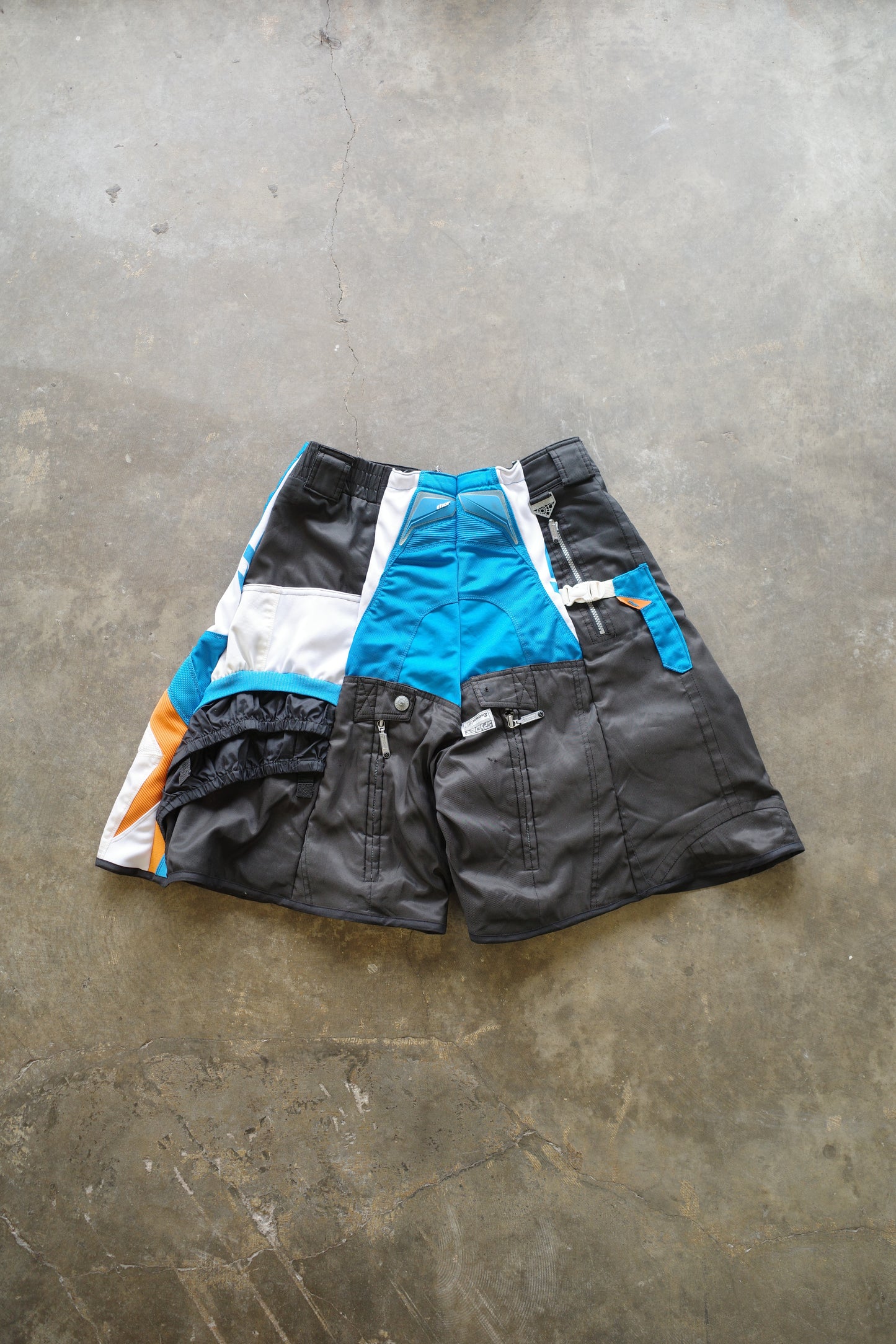 nag nag Baggy Shorts (34)/made with vintage THOR moto racing pants&vintage SPYDER ski pants