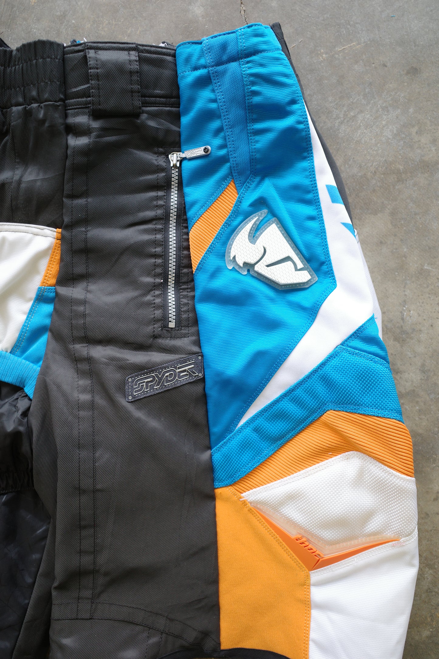 nag nag Baggy Shorts (34)/made with vintage THOR moto racing pants&vintage SPYDER ski pants