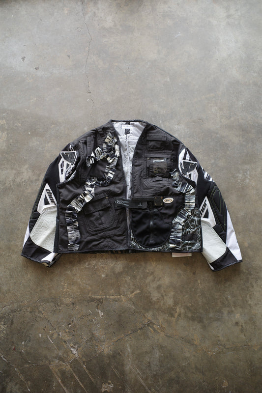 nag nag Engineer Jacket (M-L)/made with vintage Thor moto racing pants