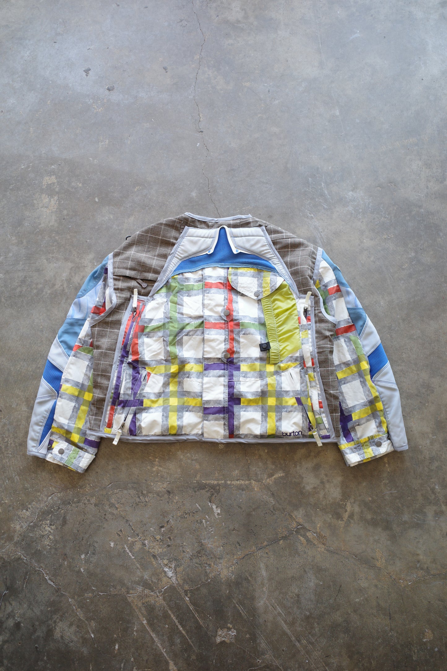 nag nag Engineer Jacket (M-L)/made with vintage Thor moto racing pants